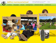 Tablet Screenshot of montessoridelft.nl